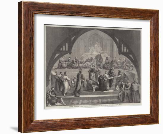 The School of Legislation-George Frederick Watts-Framed Giclee Print