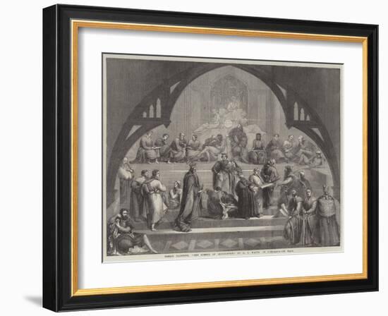 The School of Legislation-George Frederick Watts-Framed Giclee Print