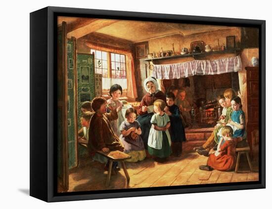 The School Room-Alfred Rankley-Framed Premier Image Canvas