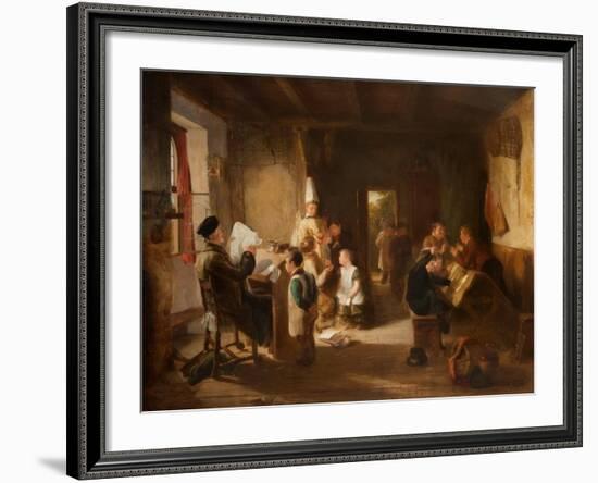 The School Room-Thomas Webster-Framed Giclee Print