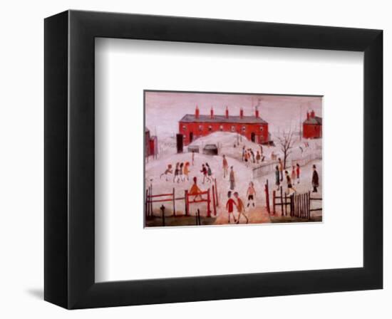 The School Yard-Laurence Stephen Lowry-Framed Art Print