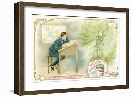 The Schoolboy's Dream-null-Framed Giclee Print