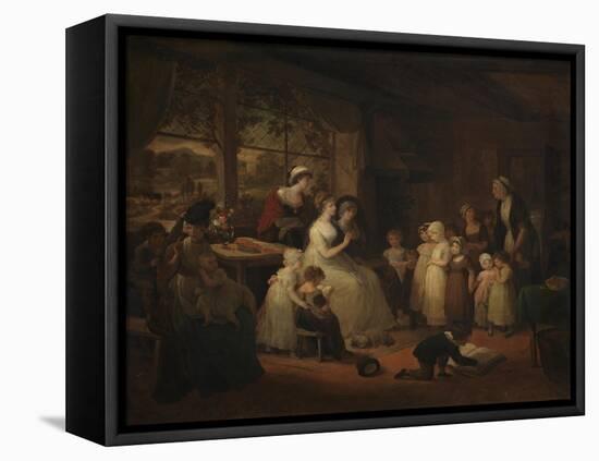 The Schoolmistress-Maria Spilsbury-Framed Premier Image Canvas