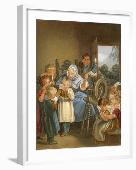 The Schoolmistress-Thomas Stothard-Framed Giclee Print