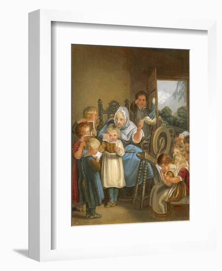 The Schoolmistress-Thomas Stothard-Framed Giclee Print
