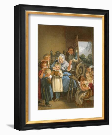 The Schoolmistress-Thomas Stothard-Framed Giclee Print