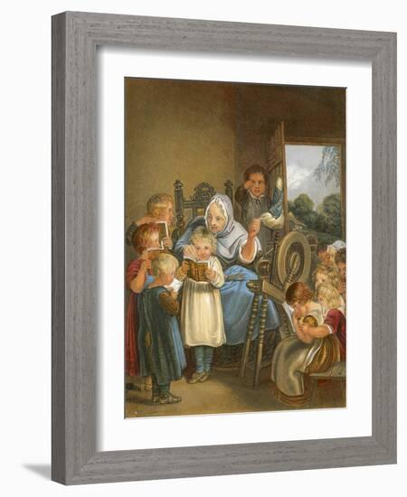 The Schoolmistress-Thomas Stothard-Framed Giclee Print