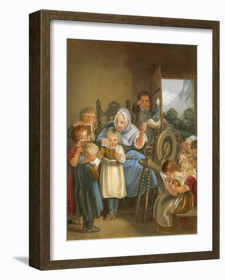 The Schoolmistress-Thomas Stothard-Framed Giclee Print