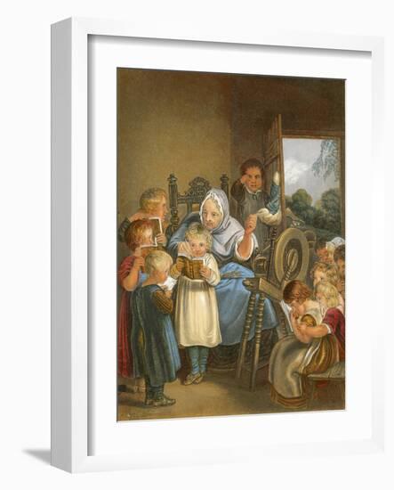 The Schoolmistress-Thomas Stothard-Framed Giclee Print