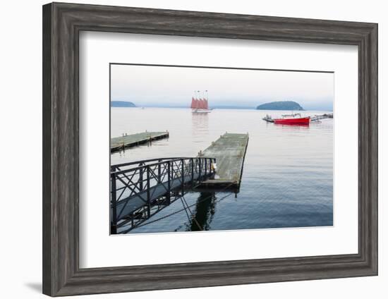 The Schooner Margaret Todd in Bar Harbor, Maine-Jerry & Marcy Monkman-Framed Photographic Print