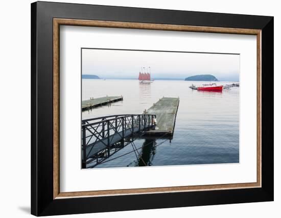 The Schooner Margaret Todd in Bar Harbor, Maine-Jerry & Marcy Monkman-Framed Photographic Print