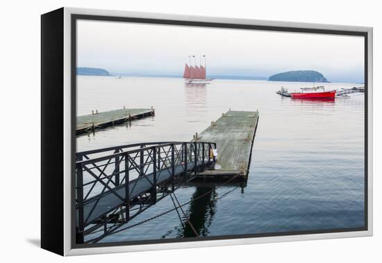 The Schooner Margaret Todd in Bar Harbor, Maine-Jerry & Marcy Monkman-Framed Premier Image Canvas