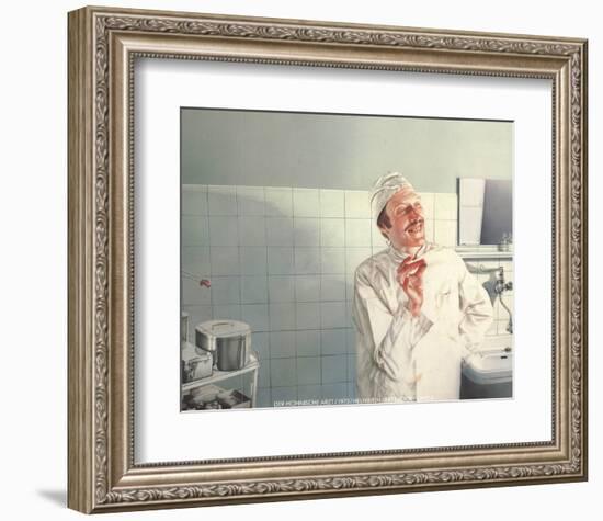 The Scoffing Doctor-Gottfried Helnwein-Framed Premium Edition