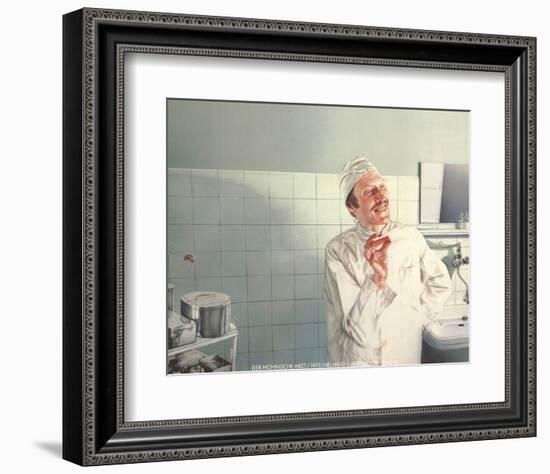 The Scoffing Doctor-Gottfried Helnwein-Framed Premium Edition