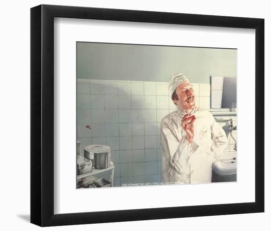 The Scoffing Doctor-Gottfried Helnwein-Framed Premium Edition