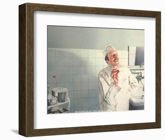 The Scoffing Doctor-Gottfried Helnwein-Framed Premium Edition