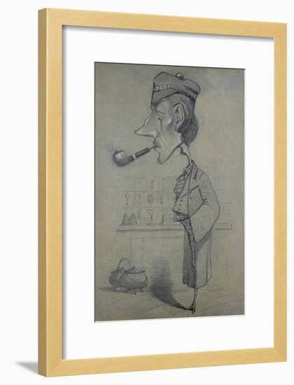 The Scotsman with a Pipe, 1857-Claude Monet-Framed Giclee Print