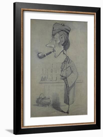 The Scotsman with a Pipe, 1857-Claude Monet-Framed Giclee Print