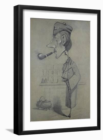 The Scotsman with a Pipe, 1857-Claude Monet-Framed Giclee Print