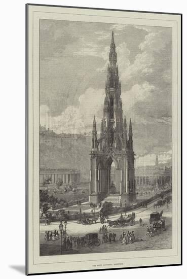 The Scott Monument, Edinburgh-null-Mounted Giclee Print