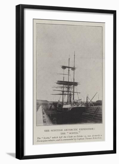 The Scottish Antarctic Expedition, the Scotia-null-Framed Giclee Print