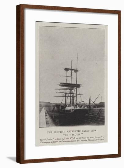 The Scottish Antarctic Expedition, the Scotia-null-Framed Giclee Print