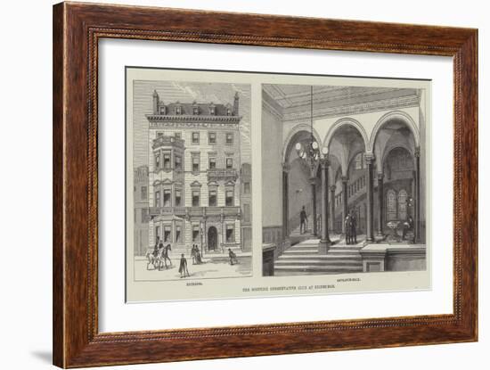 The Scottish Conservative Club at Edinburgh-Frank Watkins-Framed Giclee Print