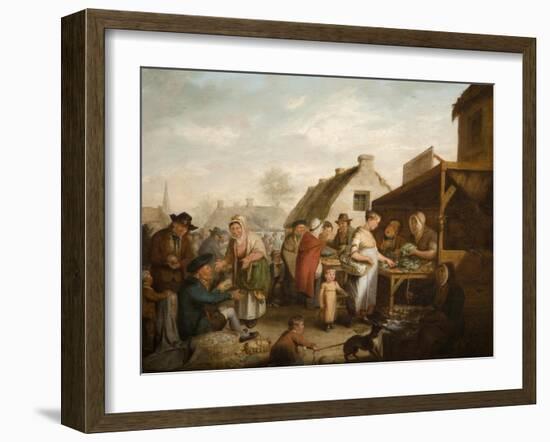 The Scottish Market Place, 1818-Sir David Wilkie-Framed Giclee Print