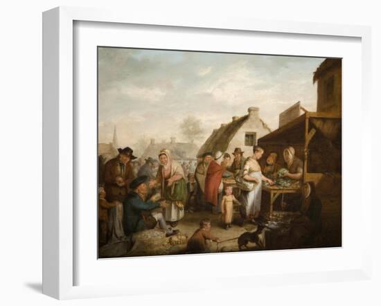 The Scottish Market Place, 1818-Sir David Wilkie-Framed Giclee Print