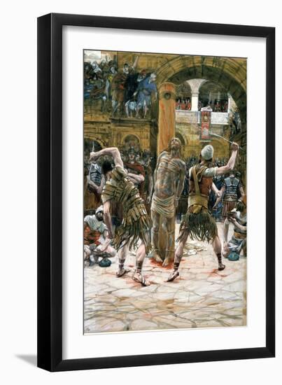 The Scourging, Illustration for 'The Life of Christ', C.1884-96-James Tissot-Framed Giclee Print