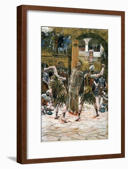 The Scourging, Illustration for 'The Life of Christ', C.1884-96-James Tissot-Framed Giclee Print