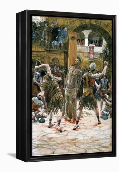 The Scourging, Illustration for 'The Life of Christ', C.1884-96-James Tissot-Framed Premier Image Canvas