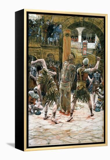 The Scourging, Illustration for 'The Life of Christ', C.1884-96-James Tissot-Framed Premier Image Canvas