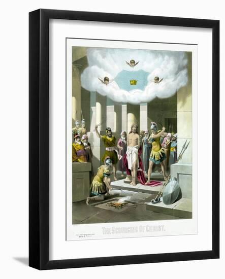 The scourging of Christ.-Stocktrek Images-Framed Art Print