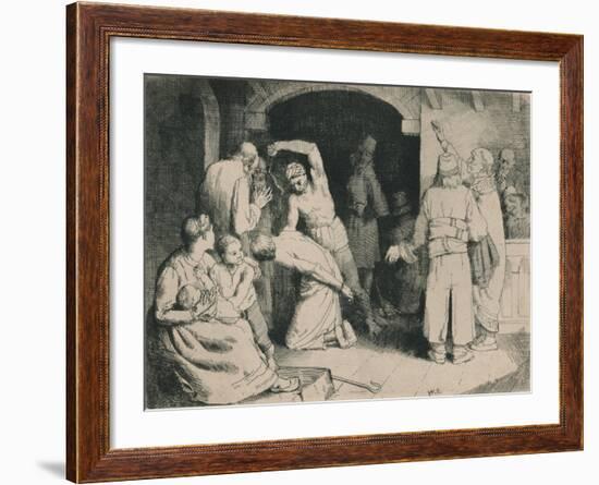 The Scourging of Faithful, C1916-William Strang-Framed Giclee Print