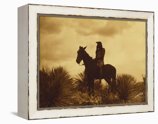 The Scout, Apache-Edward S Curtis-Framed Premier Image Canvas