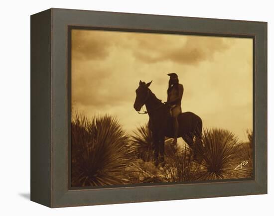 The Scout, Apache-Edward S Curtis-Framed Premier Image Canvas