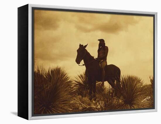 The Scout, Apache-Edward S Curtis-Framed Premier Image Canvas