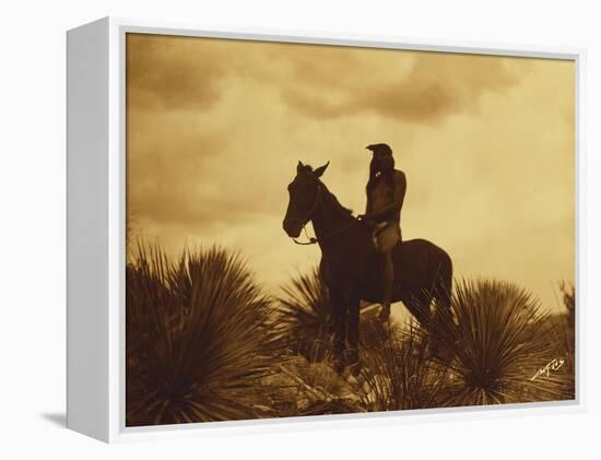 The Scout, Apache-Edward S Curtis-Framed Premier Image Canvas