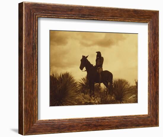 The Scout, Apache-Edward S Curtis-Framed Giclee Print