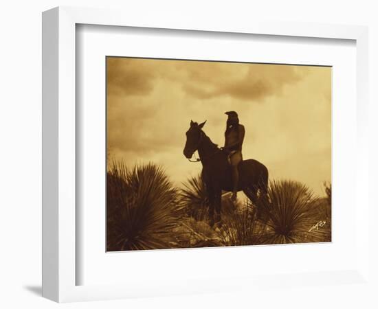 The Scout, Apache-Edward S Curtis-Framed Giclee Print