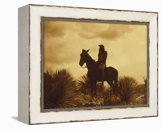 The Scout, Apache-Edward S Curtis-Framed Premier Image Canvas