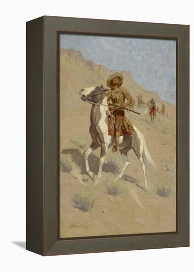 The Scout, C. 1902 (Oil on Canvas)-Frederic Remington-Framed Premier Image Canvas