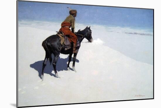 The Scout, Friends or Foes-Frederic Sackrider Remington-Mounted Art Print