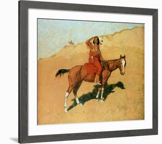 The Scout-Frederic Sackrider Remington-Framed Art Print