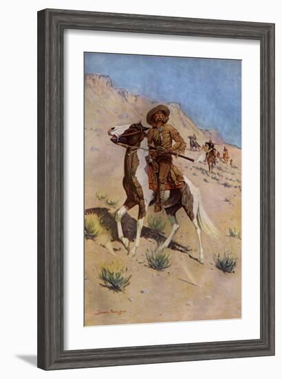 The Scout-Frederic Sackrider Remington-Framed Giclee Print