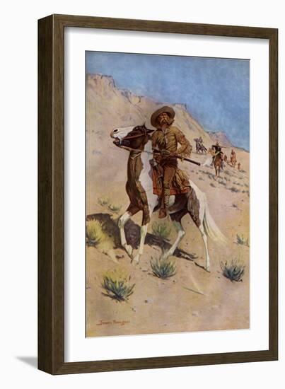 The Scout-Frederic Sackrider Remington-Framed Giclee Print