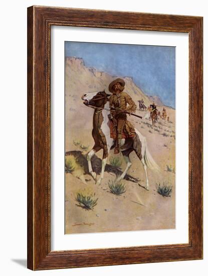 The Scout-Frederic Sackrider Remington-Framed Giclee Print