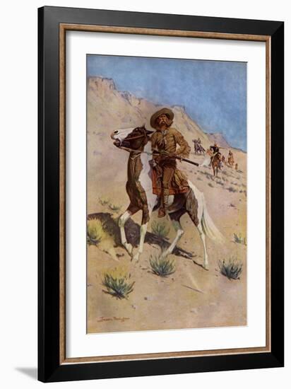 The Scout-Frederic Sackrider Remington-Framed Giclee Print