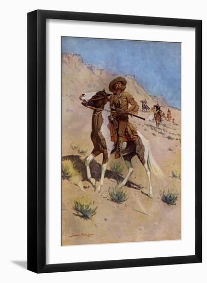 The Scout-Frederic Sackrider Remington-Framed Giclee Print